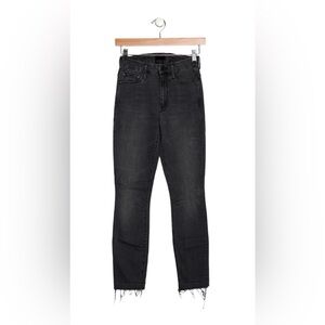 MOTHER High Rise Dark Gray Jeans